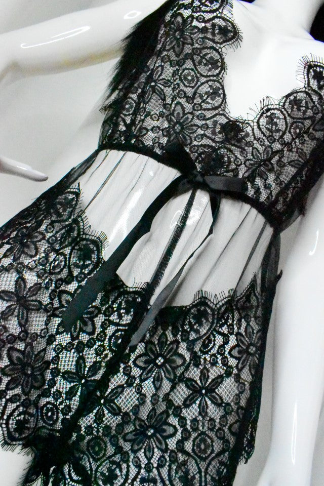 Rhea Baby Doll with Floral Lace