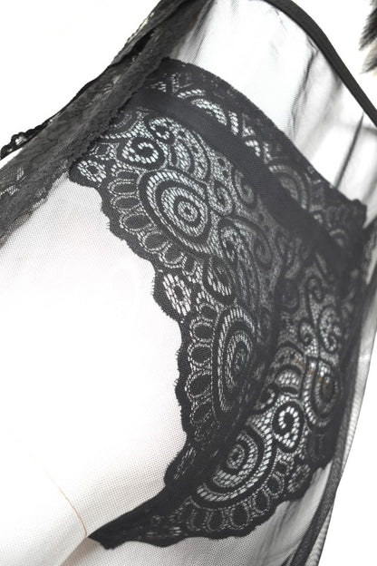 Gaia Babydoll with Black Lace