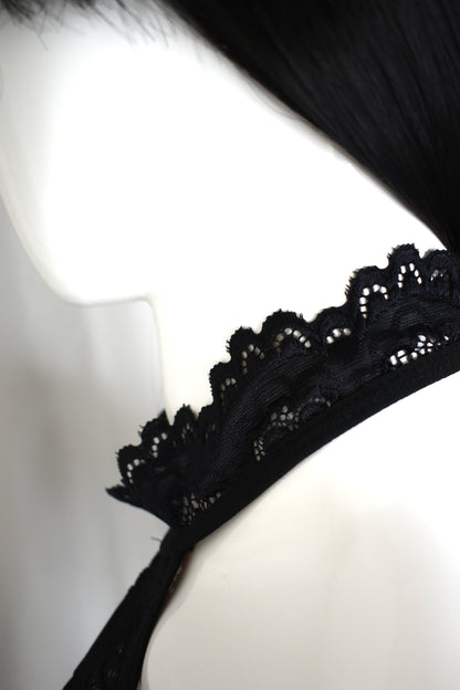 Aphrodite Body Halter with Black Lace