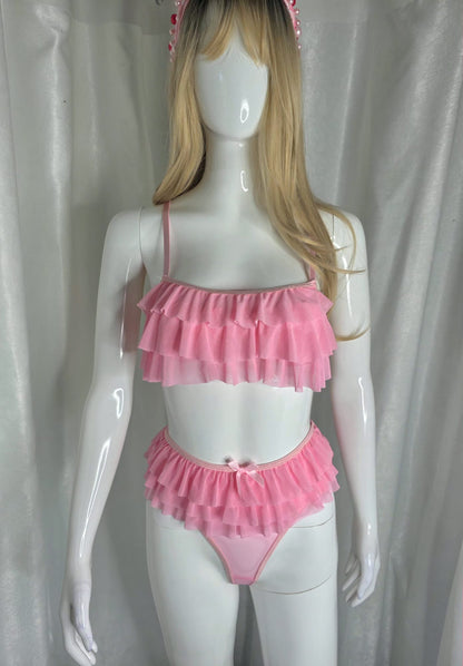 Sugar Kiss Mesh Lingerie Set