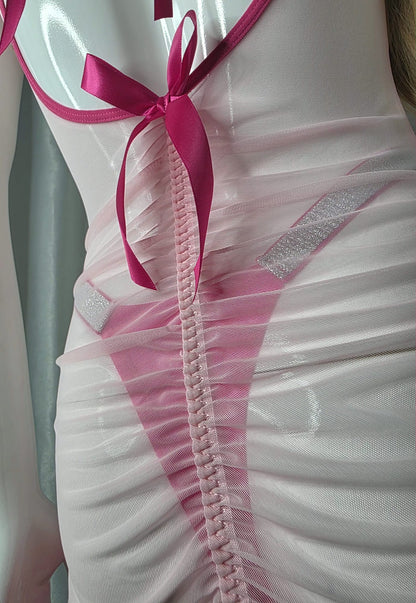 Pink Whisper Romantic Sheer Babydoll