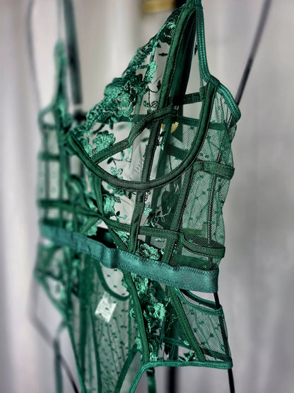 Mystique Sheer Lace Teddy