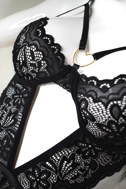 Artemis Body with Lace and Heart Detail